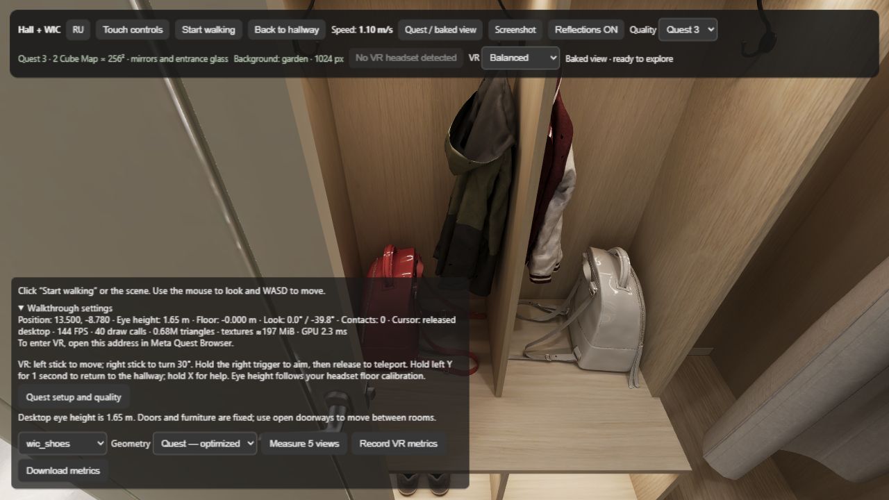 Updated WIC scene in desktop browser